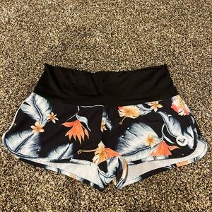 loose floral shorts